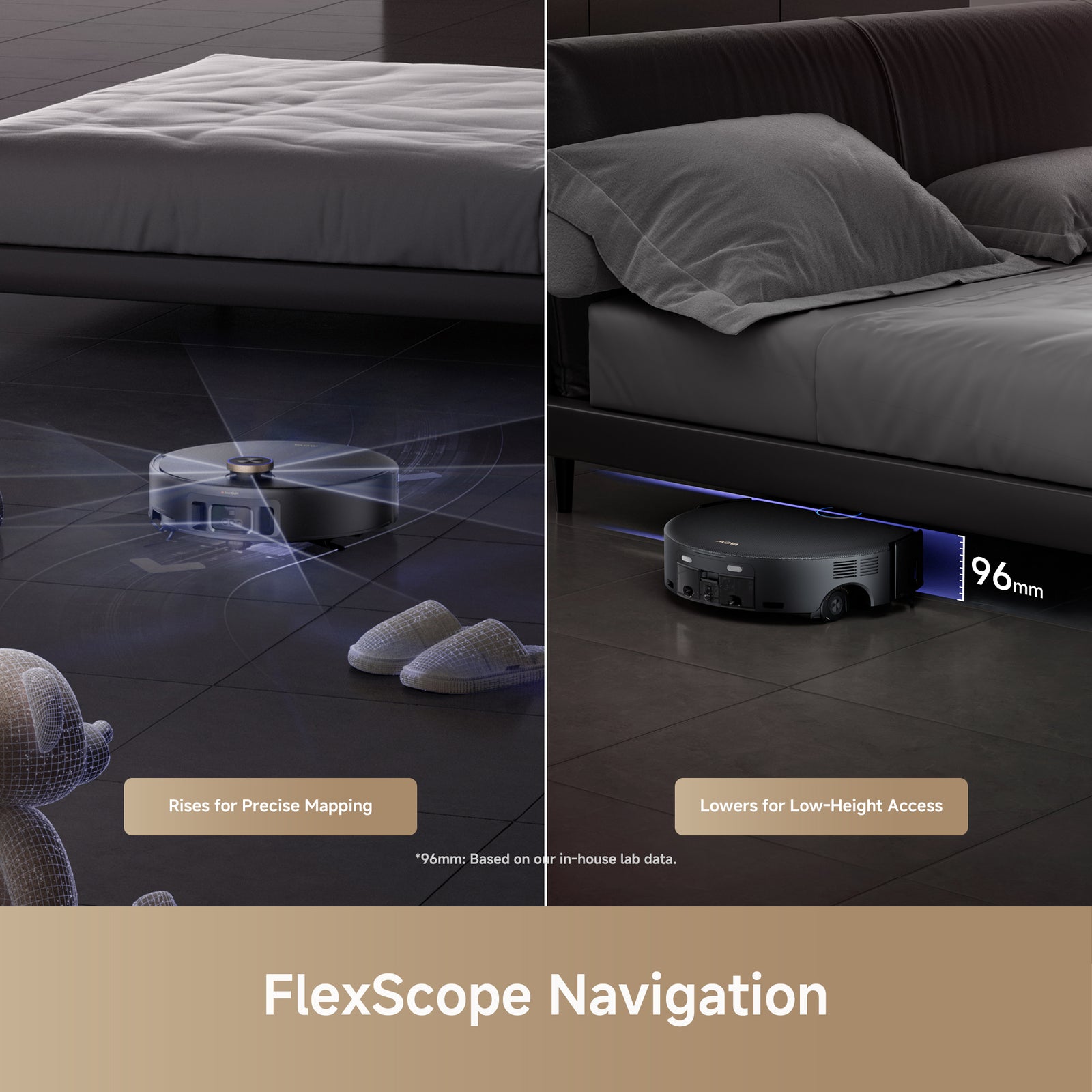 MOVA Z60 Ultra Roller Complete Robot Vacuum Cleaner With Mop Function 28,000 Pa, Liftpro Housing