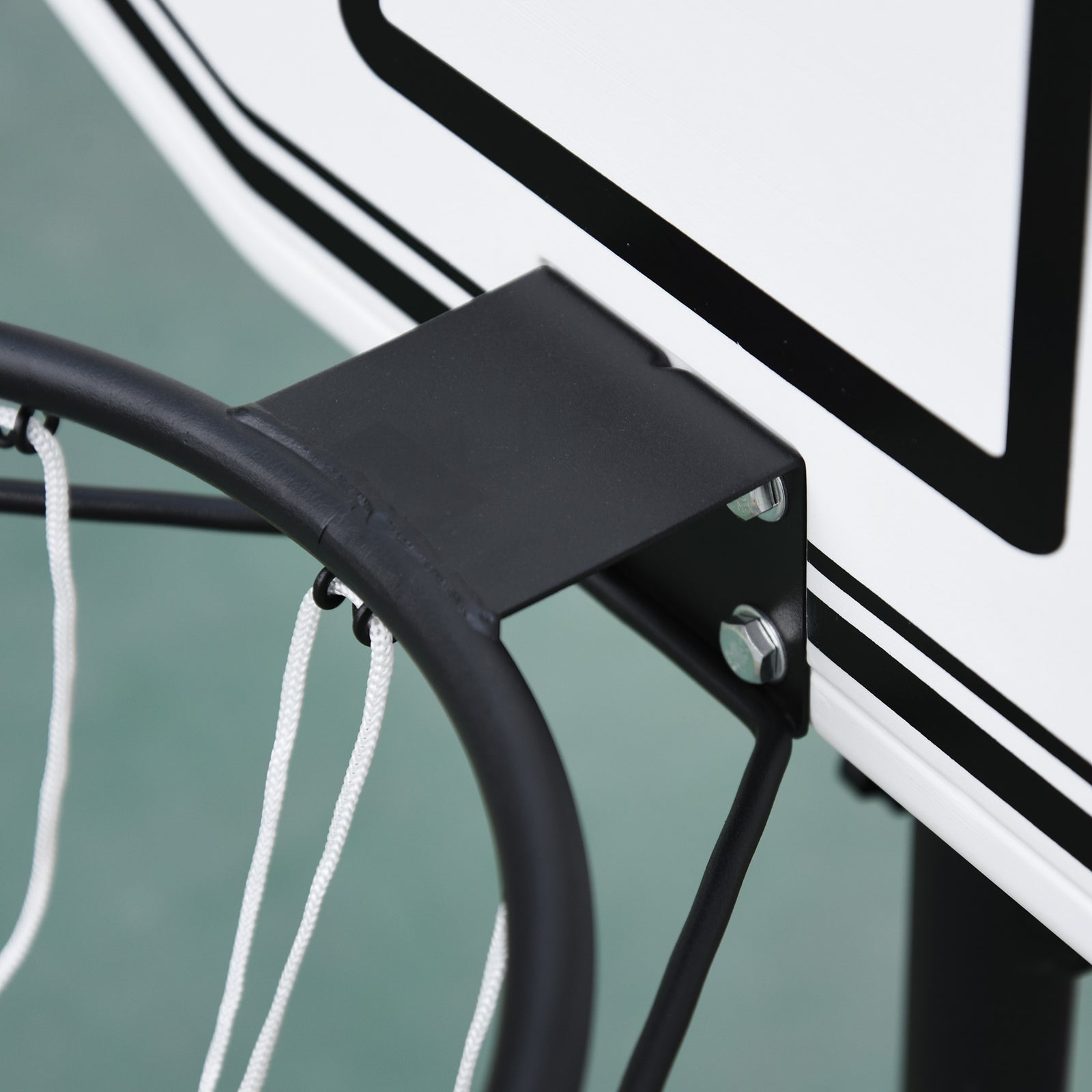 Kids Adjustable Basketball Hoop 94-123cm | Black