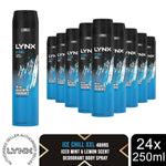 Xxl Aerosol Deodorant Body Spray Ice Chill 48h Protection 250ml, 24 Pack | Set of 24