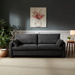 Shorewood 3 Seat Fabric Sofa | Charcoal