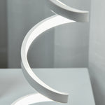 Led Table Lamp With Round Metal Base For Bedroom