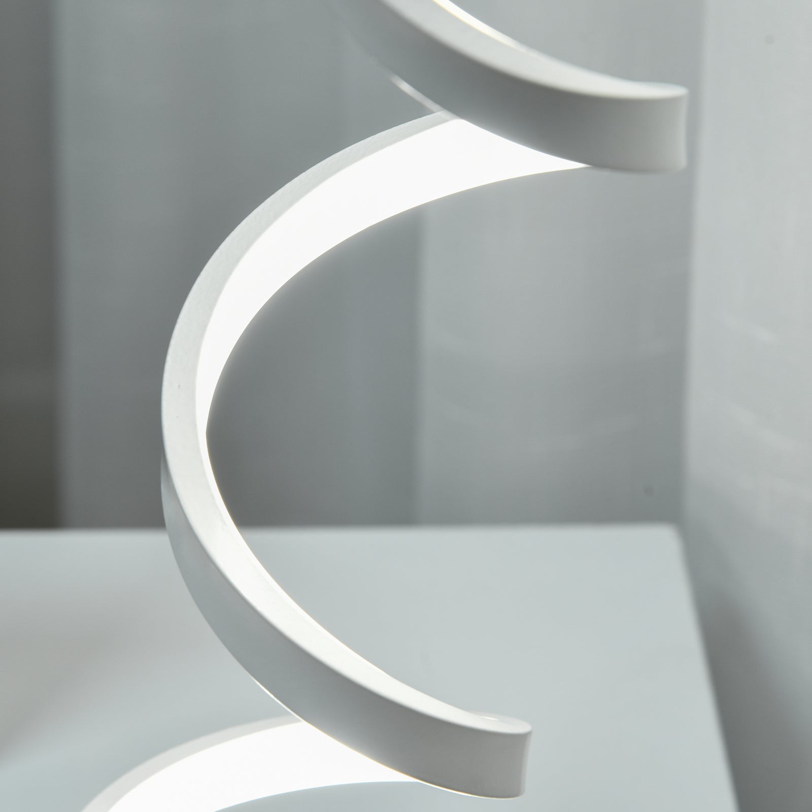 Led Table Lamp With Round Metal Base For Bedroom
