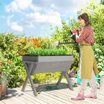 Wooden Raised Planter Stand For Vegetable & Flower