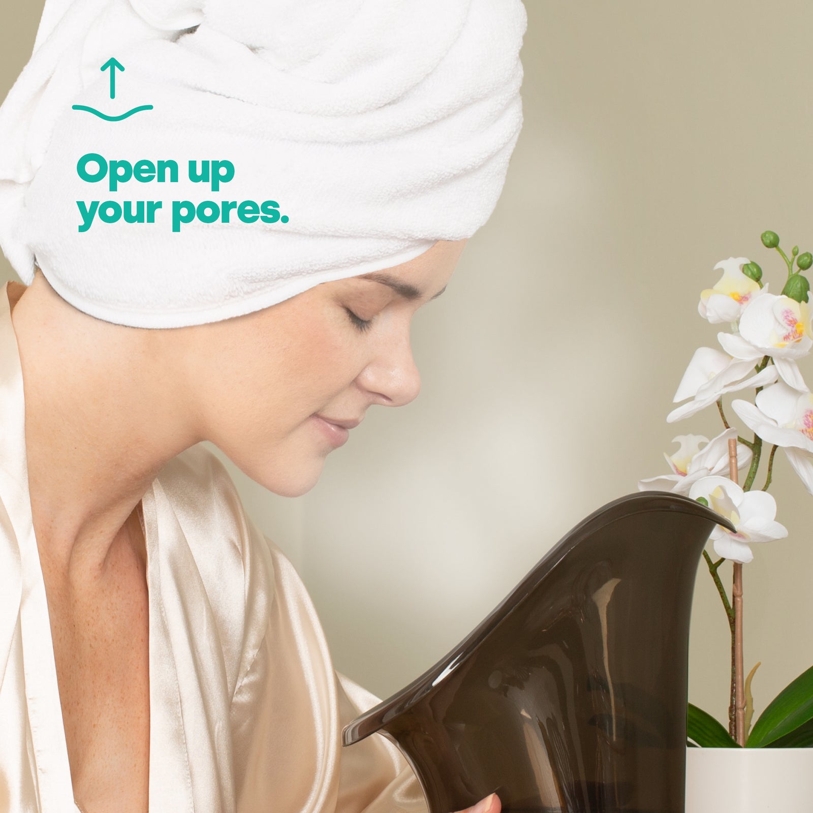Livivo Facial Spa Steamer Rose Gold With Aromatherapy Diffuser And Nozzles