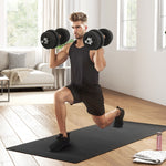 25kg Adjustable Dumbbells Weight Set | Black