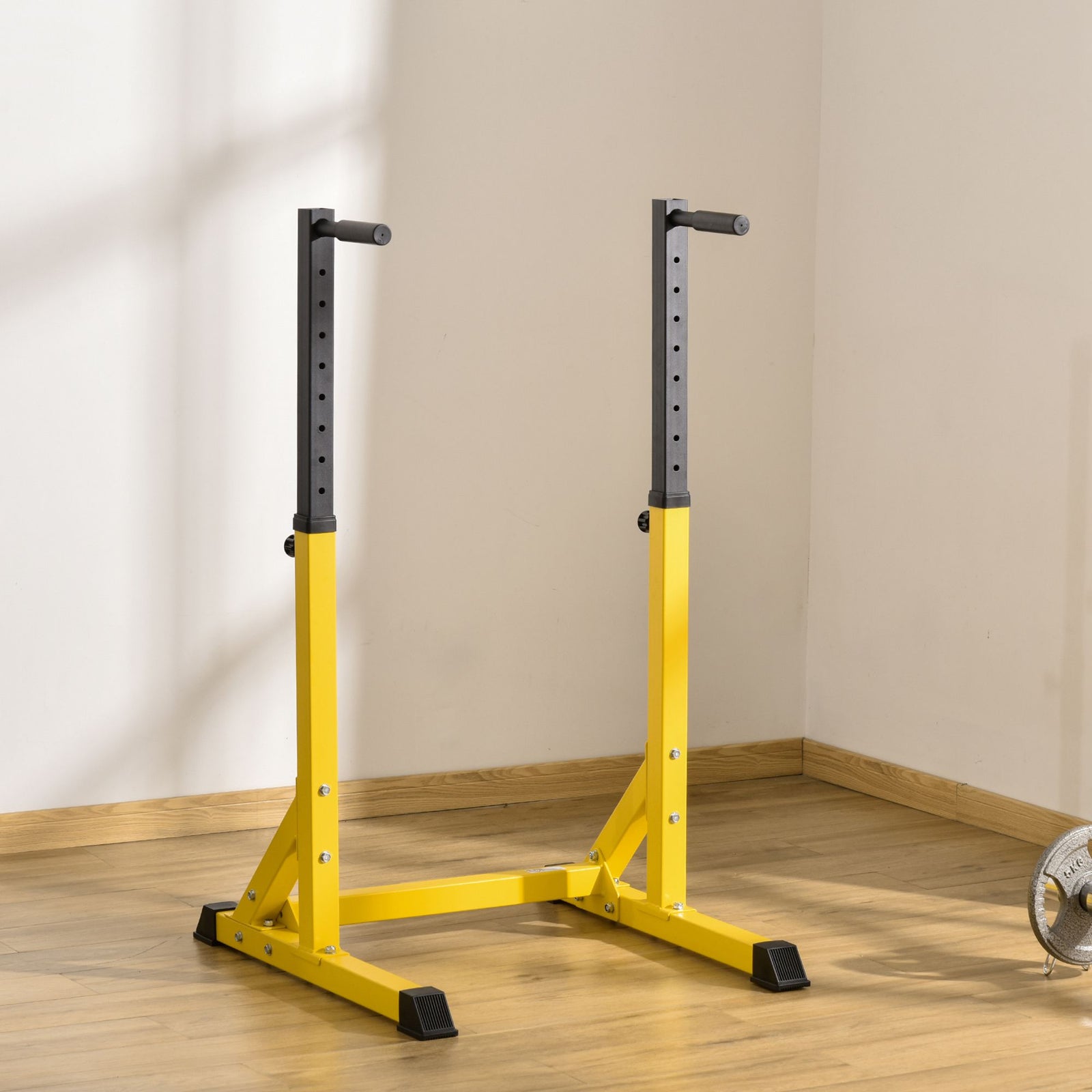 Dip Station Power Tower, 83.5l X 71.5w X 126h Cm, Home Gym