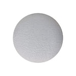 Solid Mango Wood White Boucle Mushroom Footstool