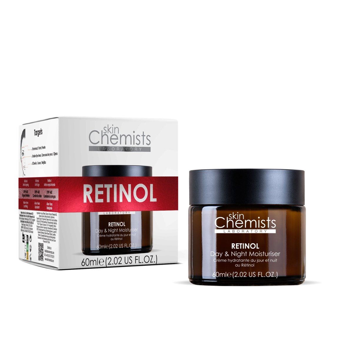 Anti-ageing Retinol Night Moisturiser With Syn-ake 60ml For Cell Regeneration And Fine Lines