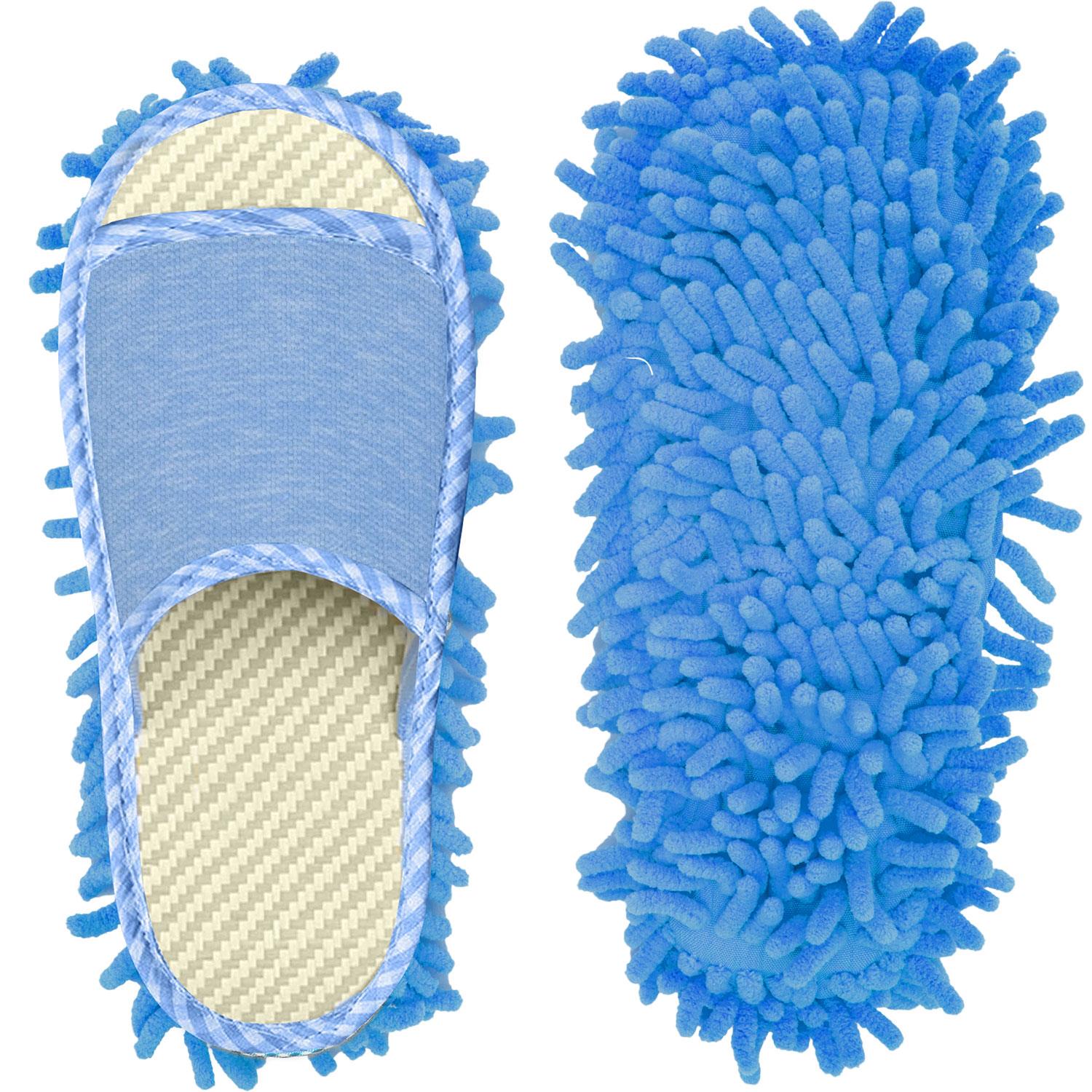 Mop Shoe High-quality Microfiber Chenille Flexible & Elastic - Blue | Blue