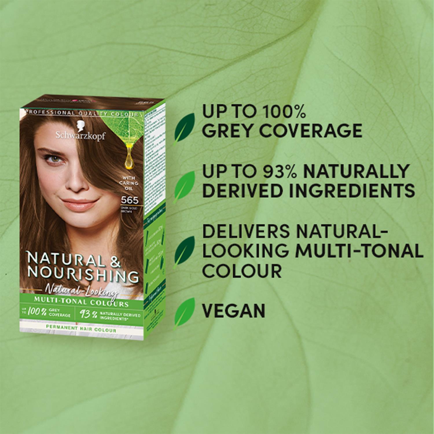 Natural&nourishing 565 - Dark Gold Brown 3pack