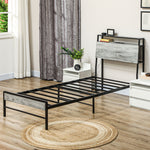 Led Single/double/King Bed Frame With Charging Station | Single