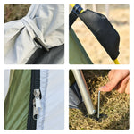 3 Man Pop Up Tent Automatic Camping Backpacking Dome Shelter | Green