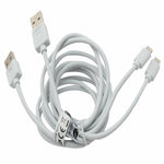 Iphone Usb Data Cable 1m White Twin Pack
