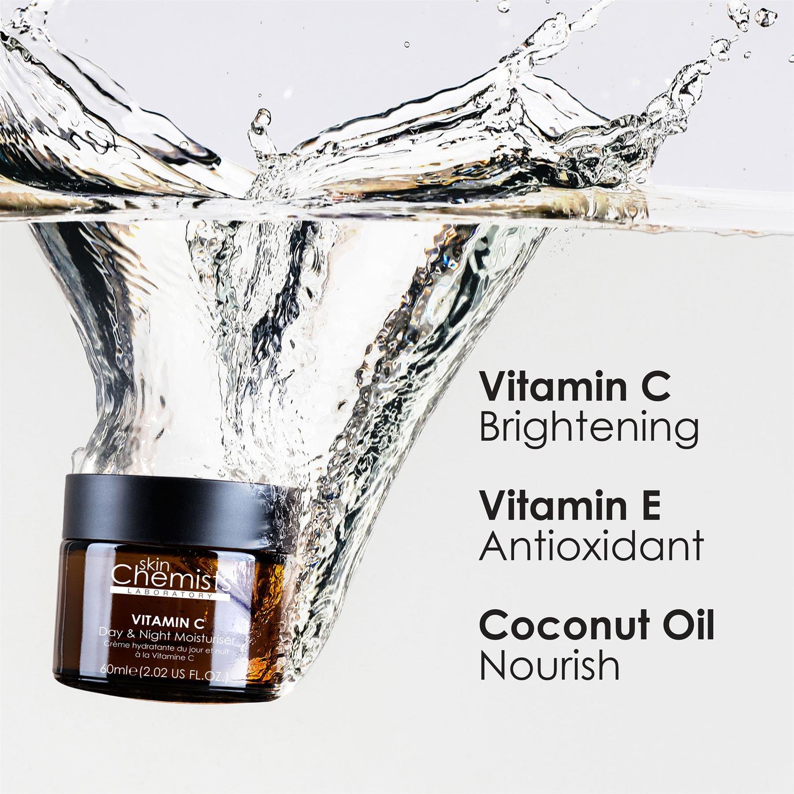 Vitamin C Anti-ageing Day & Night Moisturiser 60ml For Brightening And Radiance
