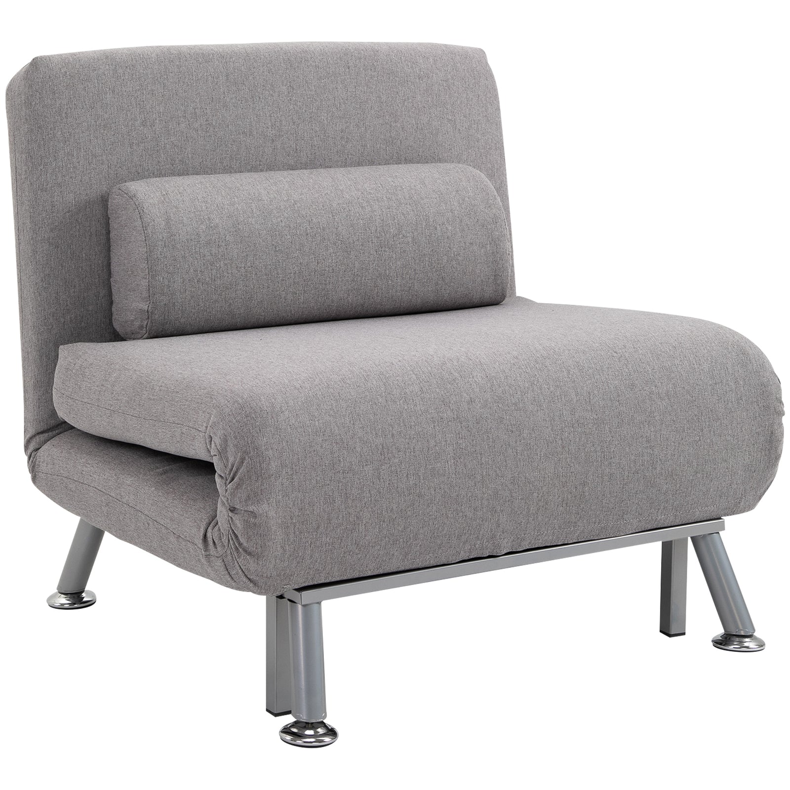 Single Folding 5 Position Convertible Sleeper Chair Sofa Bed | One Size