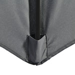 3m Garden Parasol With 8 Ribs Umbrella Sun Shade | Gray