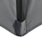 3m Garden Parasol With 8 Ribs Umbrella Sun Shade | Gray