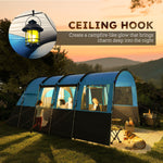 8-person Tunnel Tent, 3000mm Waterproof | Blue