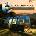 8-person Tunnel Tent, 3000mm Waterproof | Blue