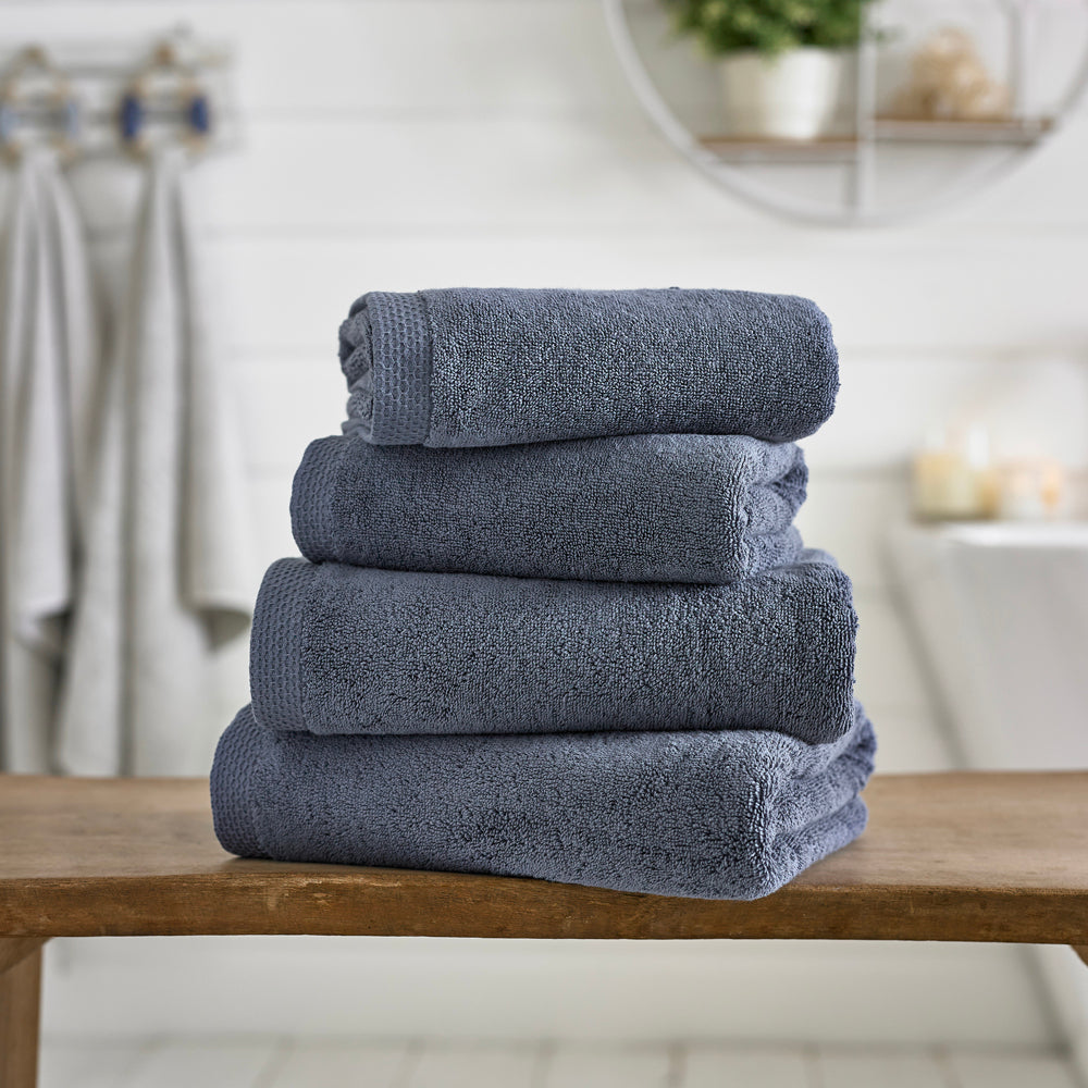 Egyptian Spa 700gm Supersoft Absorbent Cotton Towels | Bath Sheet | Midnight Blue