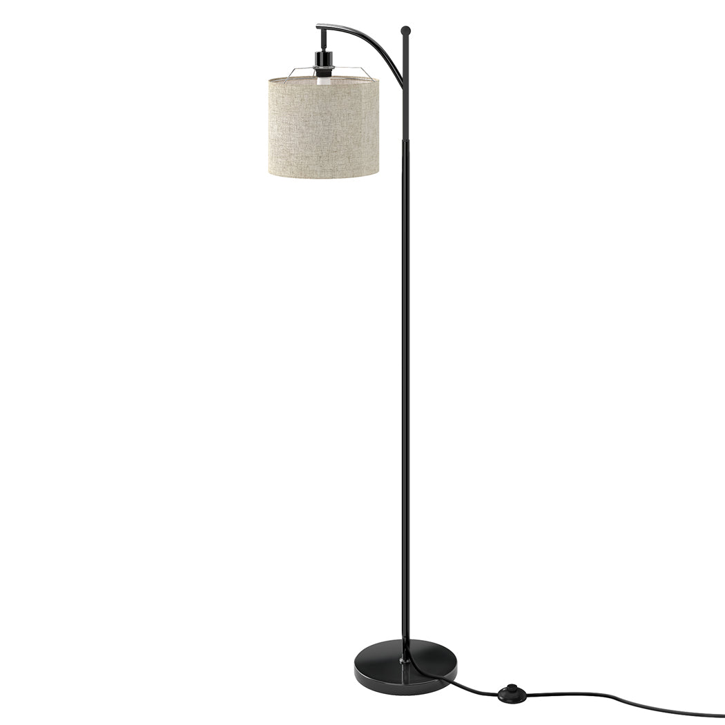 Emitto Floor Lamp Corner Reading Light 3 Colour Dimming Adjustable Linen Shade