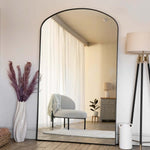 Yōko - Metal Gentle Arch Mirror | 180cm x 105cm | Black