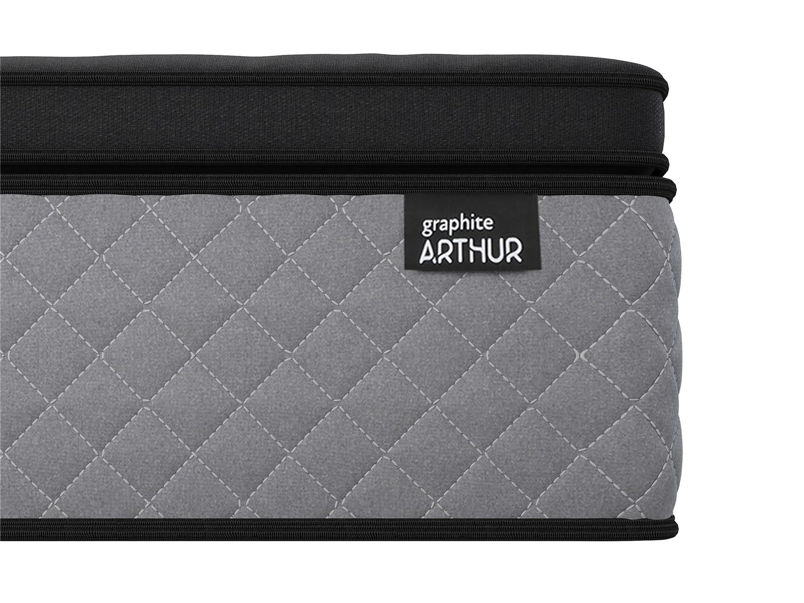 Graphite Arthur 3000 Hybrid Mattress | Double | Charcoal