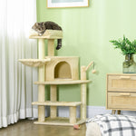 Cat Tree Tower Climbing  Activity Centre With Sisal Scratching Post | Cream