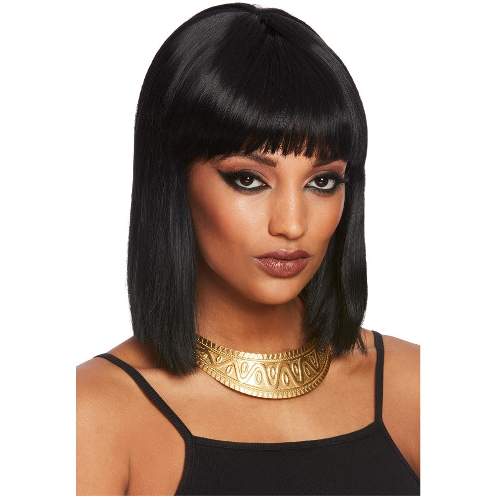 Smiffys Egyptian Chunky Necklace, Gold