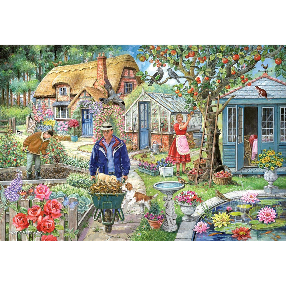No.1 -in The Garden - 1000 Piece Jigsaw Puzzle For Adults