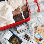 Set Of 3 Hard Shell Suitcase Cabin & Check In Cases With Tsa Lock - Overhead Cabin With Medium & Large Check-in Bag | Set of 3 | Red