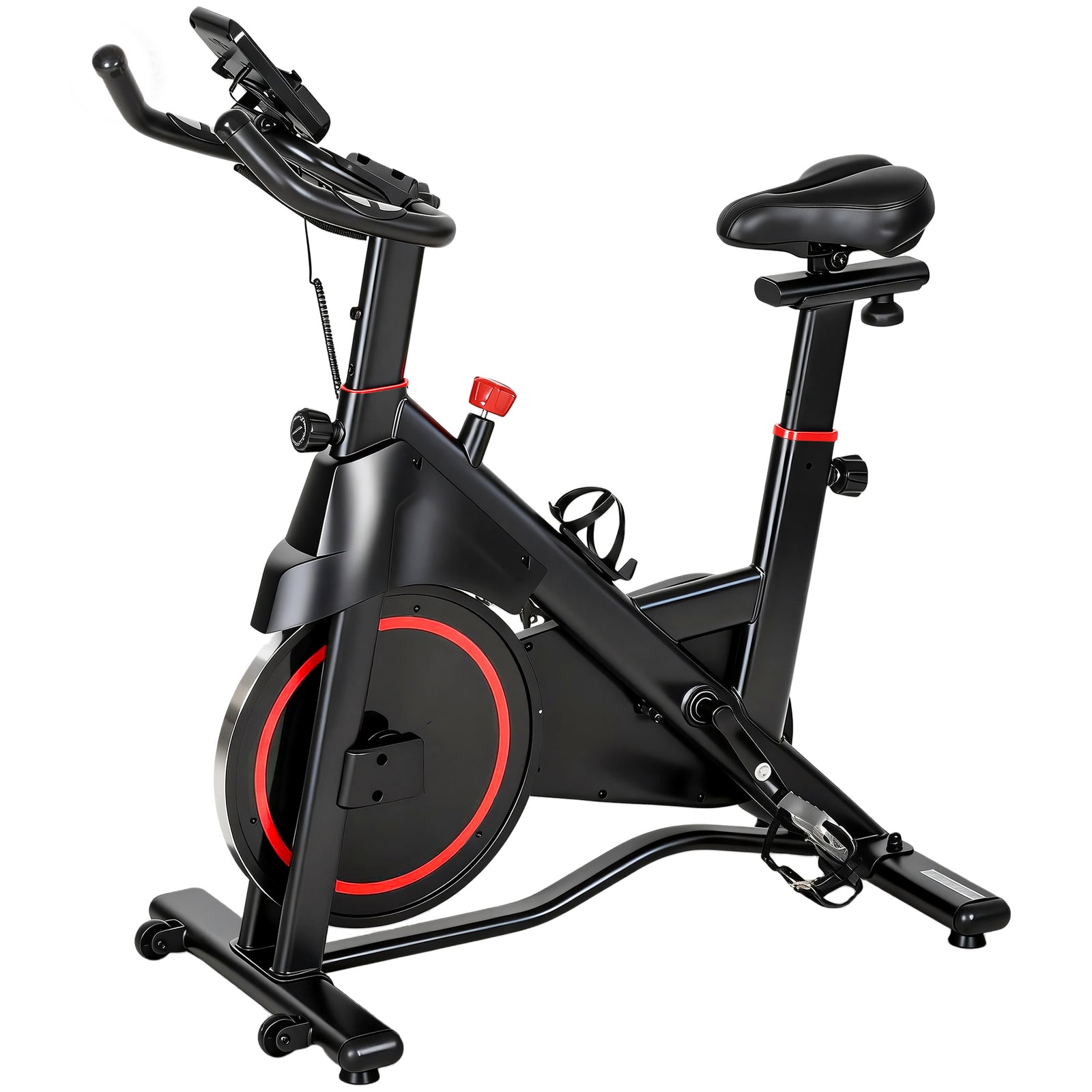 SPORTNOW Exercise Bike, Stationary Bike With Adjustable Magnetic Resistance