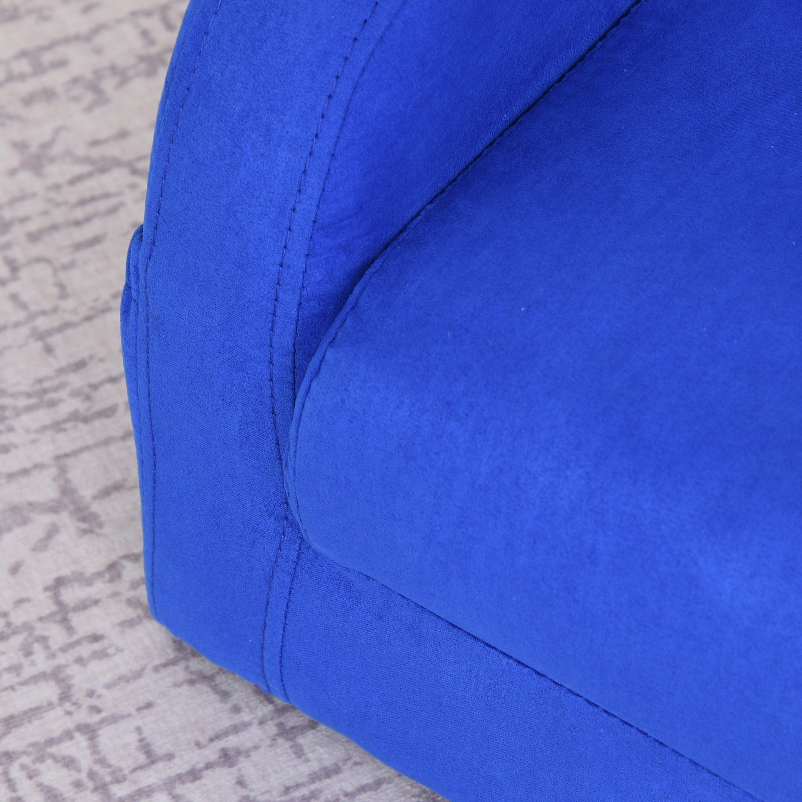 2 In 1 Kids Armchair Sofa Bed Fold Out Padded Wood Frame Bedroom | Blue