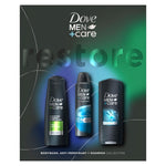 Men+care Restore Bodywash, Antiperspirant & Shampoo Gift Set For Him