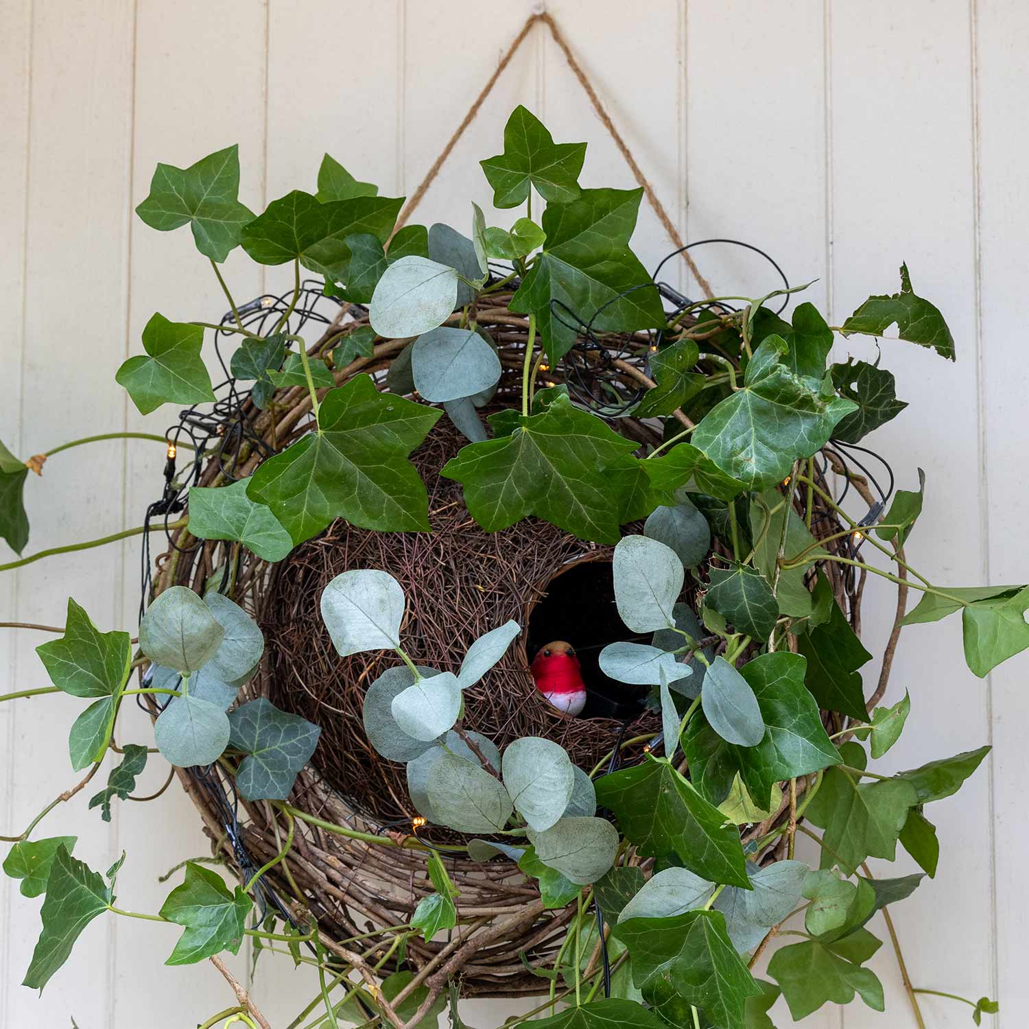 Simon King Wreath Nester For Small Birds 40cm | Brown