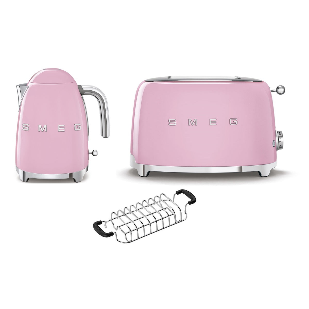 Klf03, Tsf01, Tsbw01 Kettle, Toaster & Bun Warmer Set | Pink