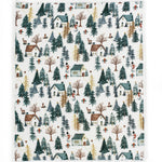 Winter Walk Cuddly Sherpa Fleece Throw