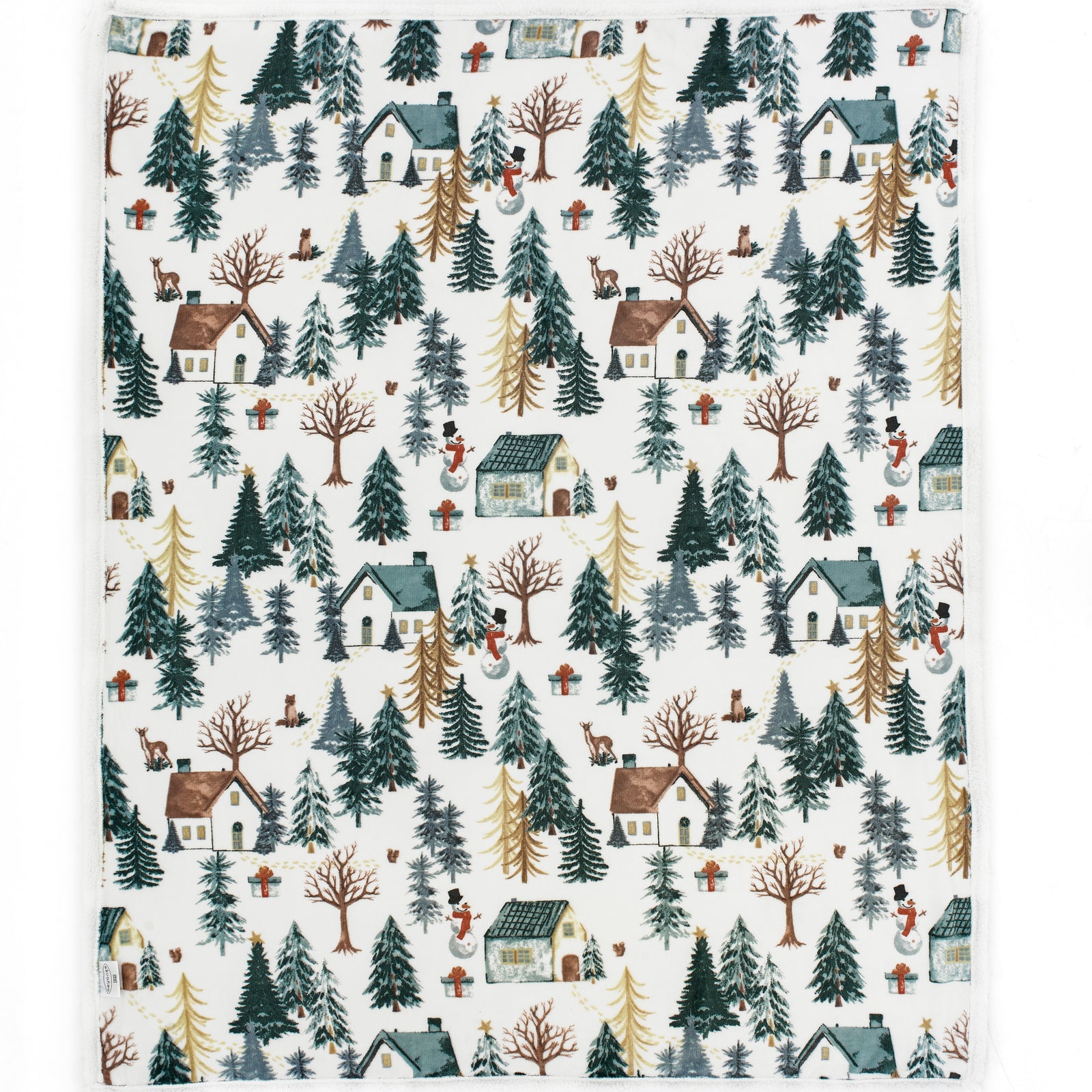 Winter Walk Cuddly Sherpa Fleece Throw