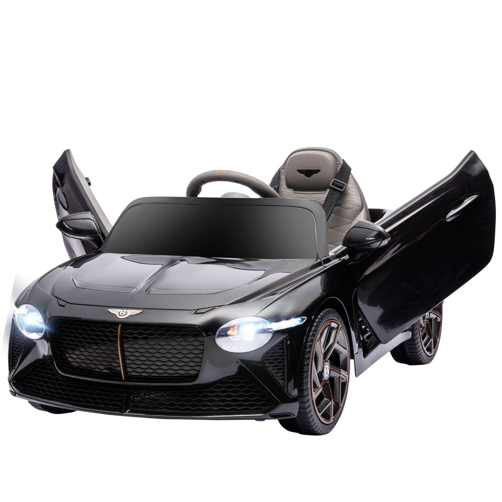 Bentley Bacalar Licensed 12v Kids Electric Ride-on W/ Remote | Black