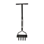 Lawn Aerator With Soil Core Storage Tray