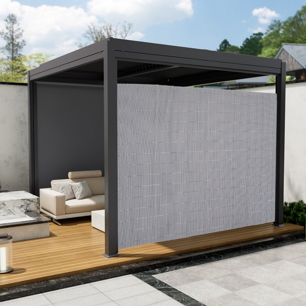 150cm W X 300cm L Sun-blocked Privacy Fence Screen Panels | One Size | Light Grey