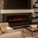 Electric Inset Fireplace | 60” | Black