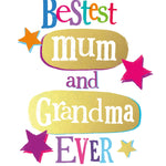 Bestest Mum And Grandma' Mother's Day Card Official Product