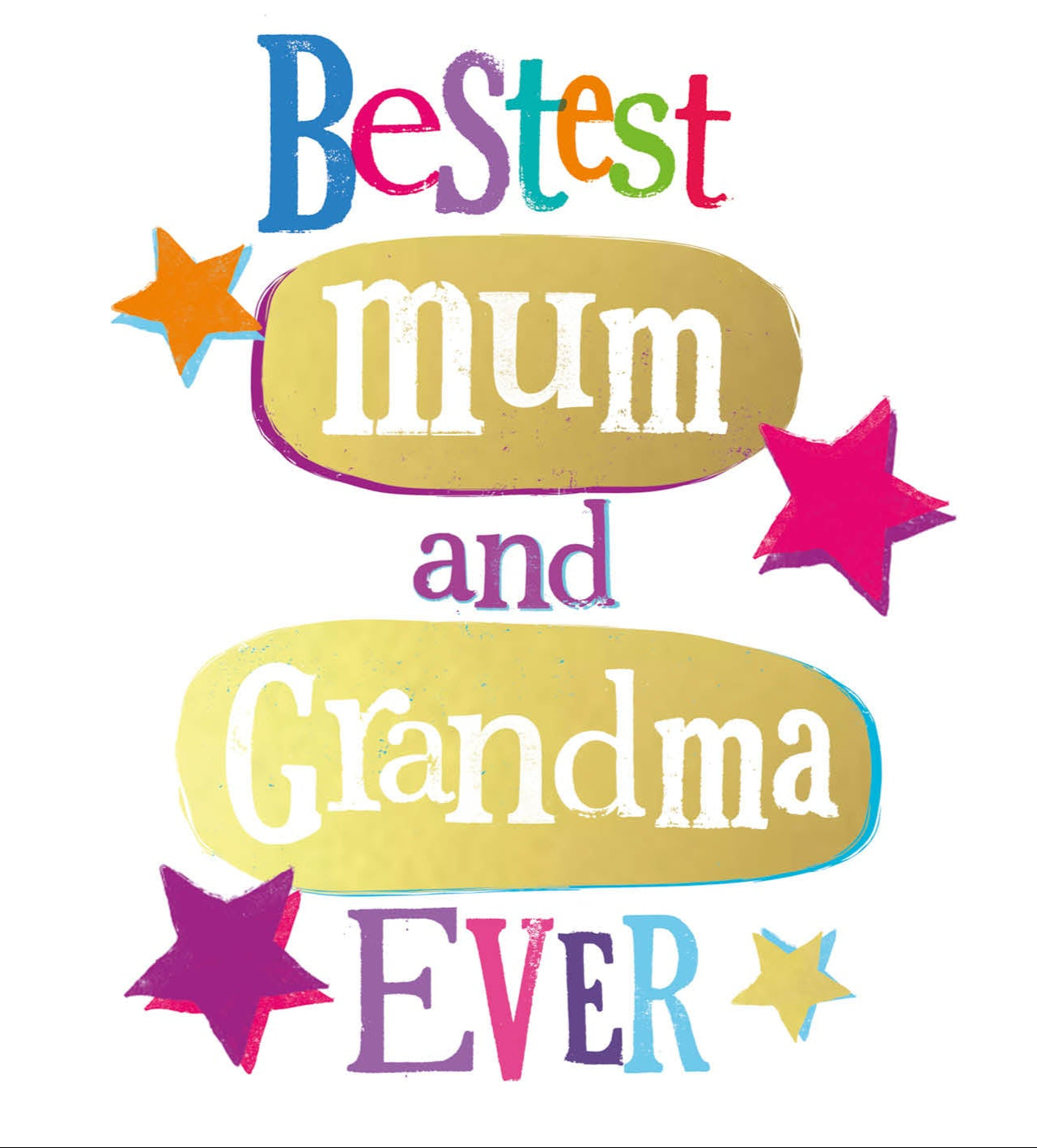 Bestest Mum And Grandma' Mother's Day Card Official Product