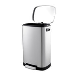 Stainless Steel Step Open Trash Can | 50l