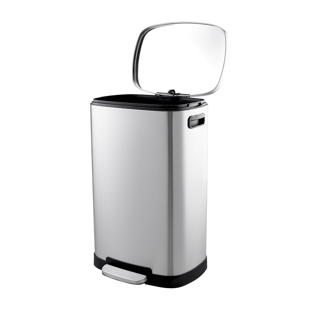Stainless Steel Step Open Trash Can | 50l