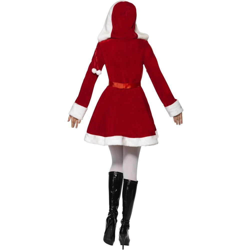 Miss Santa Costume, With Hood | Large