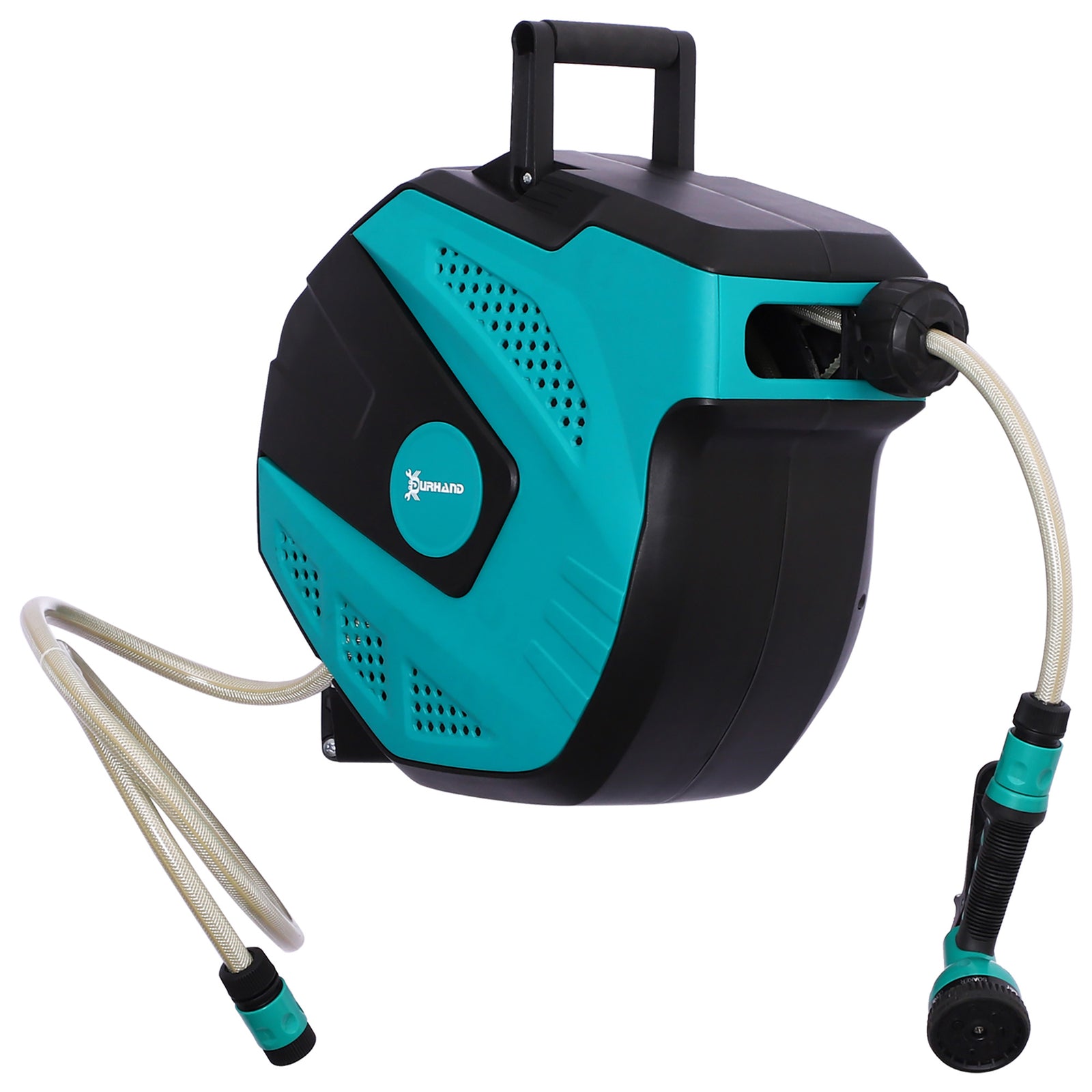 15m Garden Auto Hose Reel Wall Mounted | Blue
