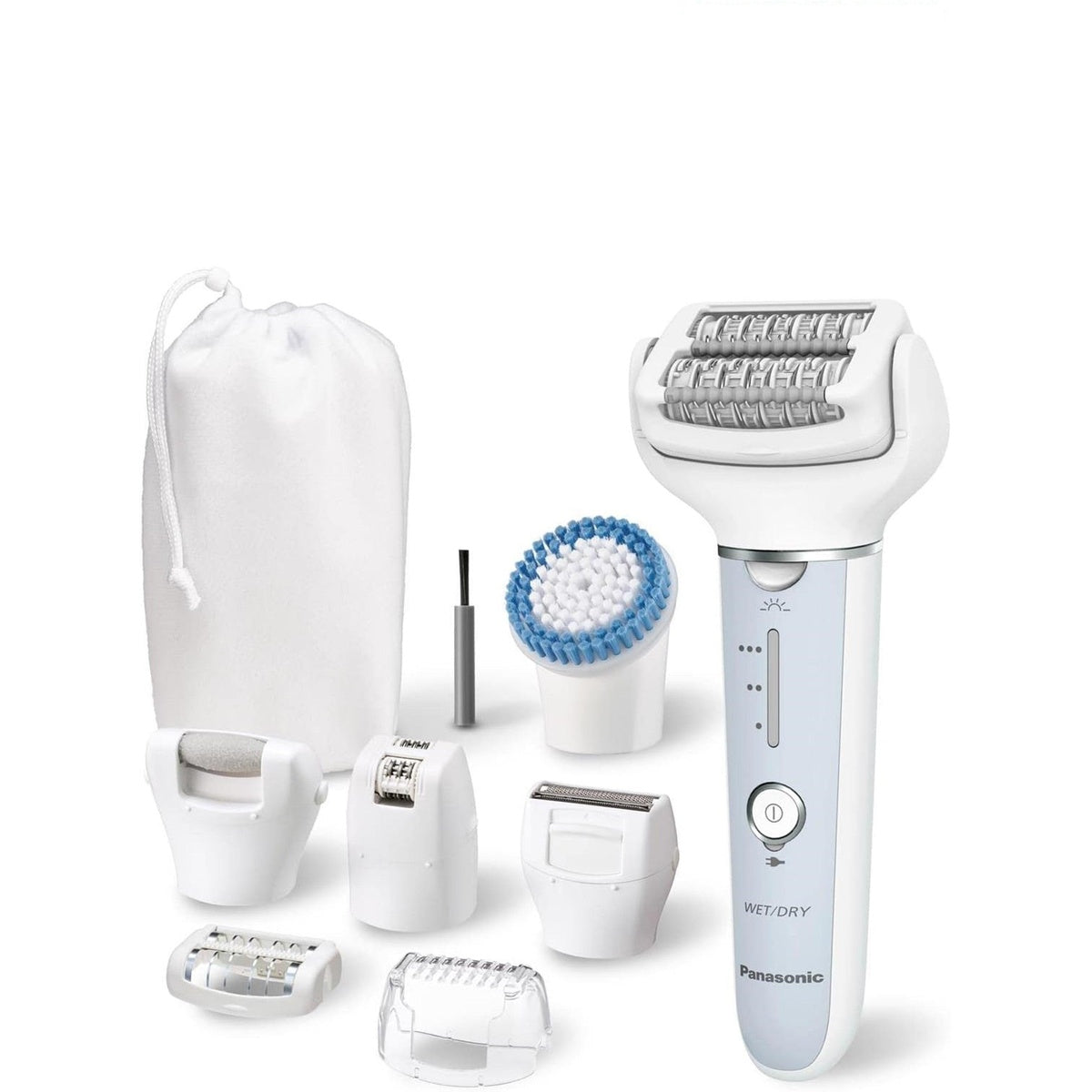 Es-ey90-a511 Wet & Dry Epilator Disc With 60 Tweezers | White