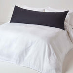 Egyptian Cotton Satin Stripe Housewife Pillowcase 330 Tc | Body | Black